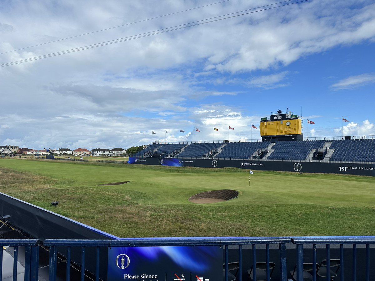 This is such a good experience. Great atmosphere too 👏 #TheOpen #practiceday #golf