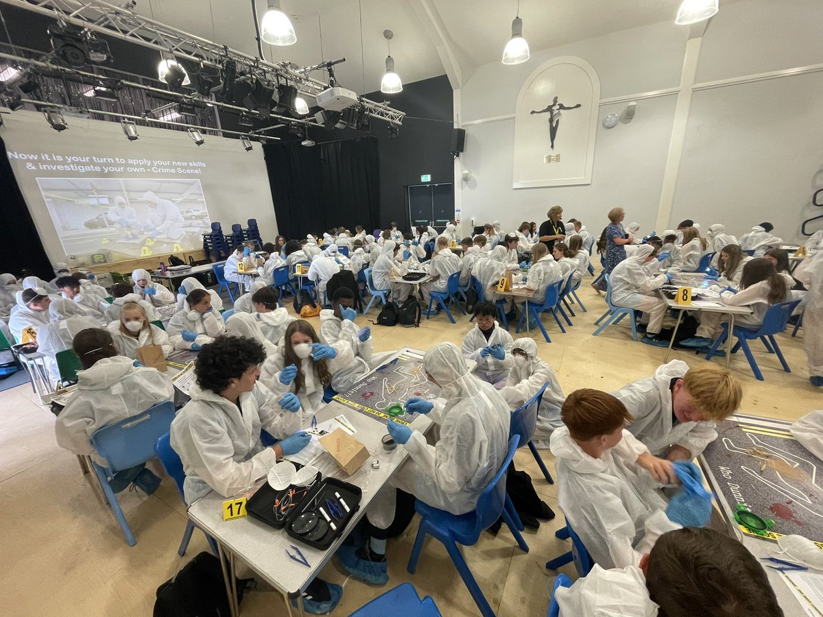 Y10 start their work related learning week with a CSI style input.