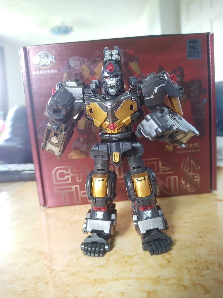 Kureigu8's tweet image. 3/3 Beastbot mode is good, the others are just bot mode with the beast head but Thormini you can add the altmode hands and feet in lol #Transformers #CangToys #Thormini #Beastbotmode