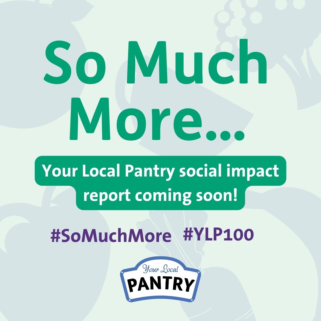 We can’t wait to read the @YourLocalPantry Social Impact Report which talks about how Pantries supply #SoMuchMore than food.

Launching tomorrow Tuesday 18th July. Watch this space!