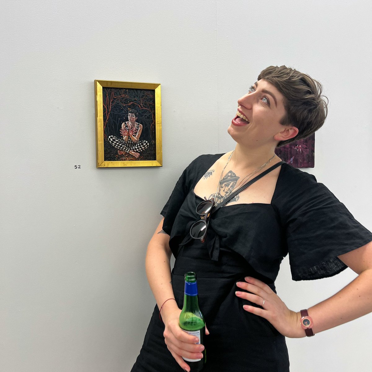 Had the best time at the A Generous Space 3 PV on Sat! 🥰
Just loved seeing so many of my MCR buddies show off their amazing selves 💕
Huge congratulations & thankyous to #artistsupportpledge / Matthew Burrows Studio & Huddersfield Art Gallery for putting on this wonderful show!