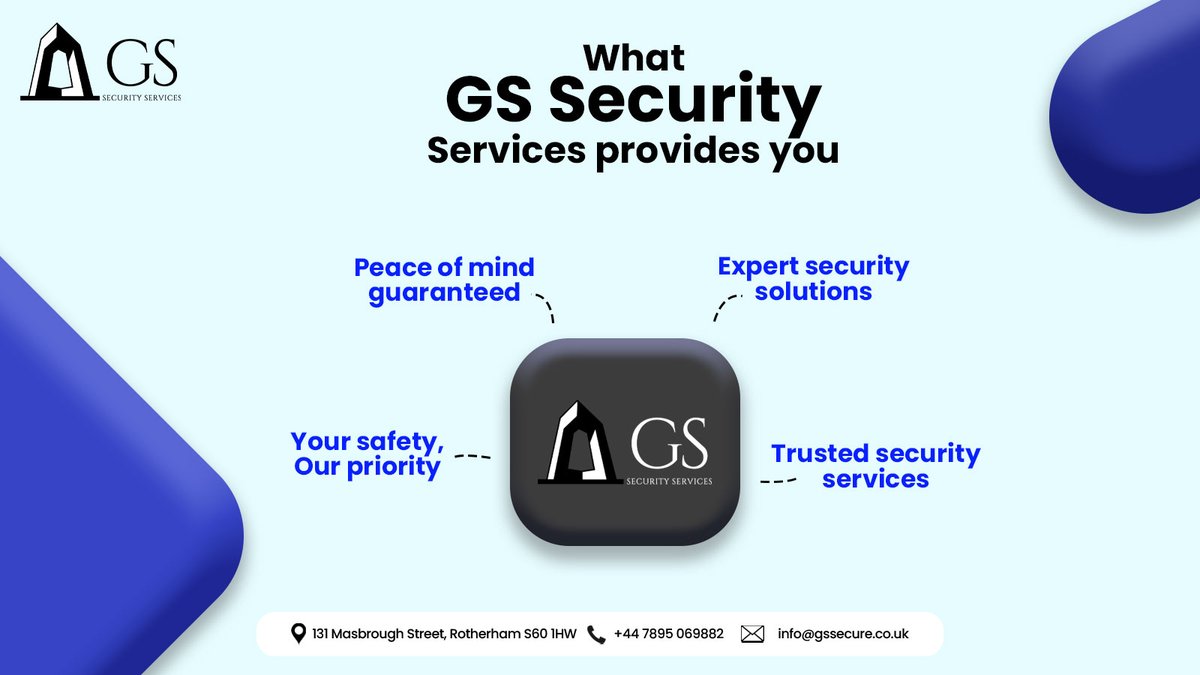 gssecurityuk's tweet photo. 🌟Experience Unmatched Security Services by GS Security.
For more information:
📞Call us: +44 7895 069882
📨Email us: info@gssecure.co.uk
🌐Find us: https://t.co/CaB7268ZrL
#PeaceOfMind #SafetyFirst #ExpertSecuritySolutions #TrustedServices #SecureLiving #SafetyMatters https://t.co/RdGZ2XXlHh