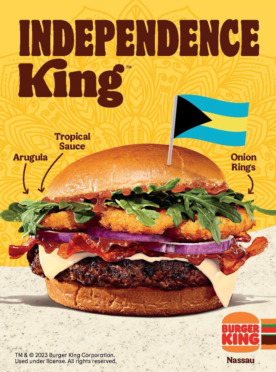 The Independence King Sandwich is now available @ BK NASSAU
conta.cc/3NWwXLL