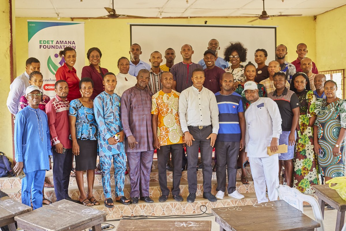 EDAFNG's tweet image. On July 13, 2023, EDAF implemented its special  STEM program training for teachers across Akwa Ibom State in preparation for the 2023 STEM-FAP.  
Teachers play vital roles in delivering a positive STEM education future in urban and rural communities across Nigeria. 
  
#STEMFAP