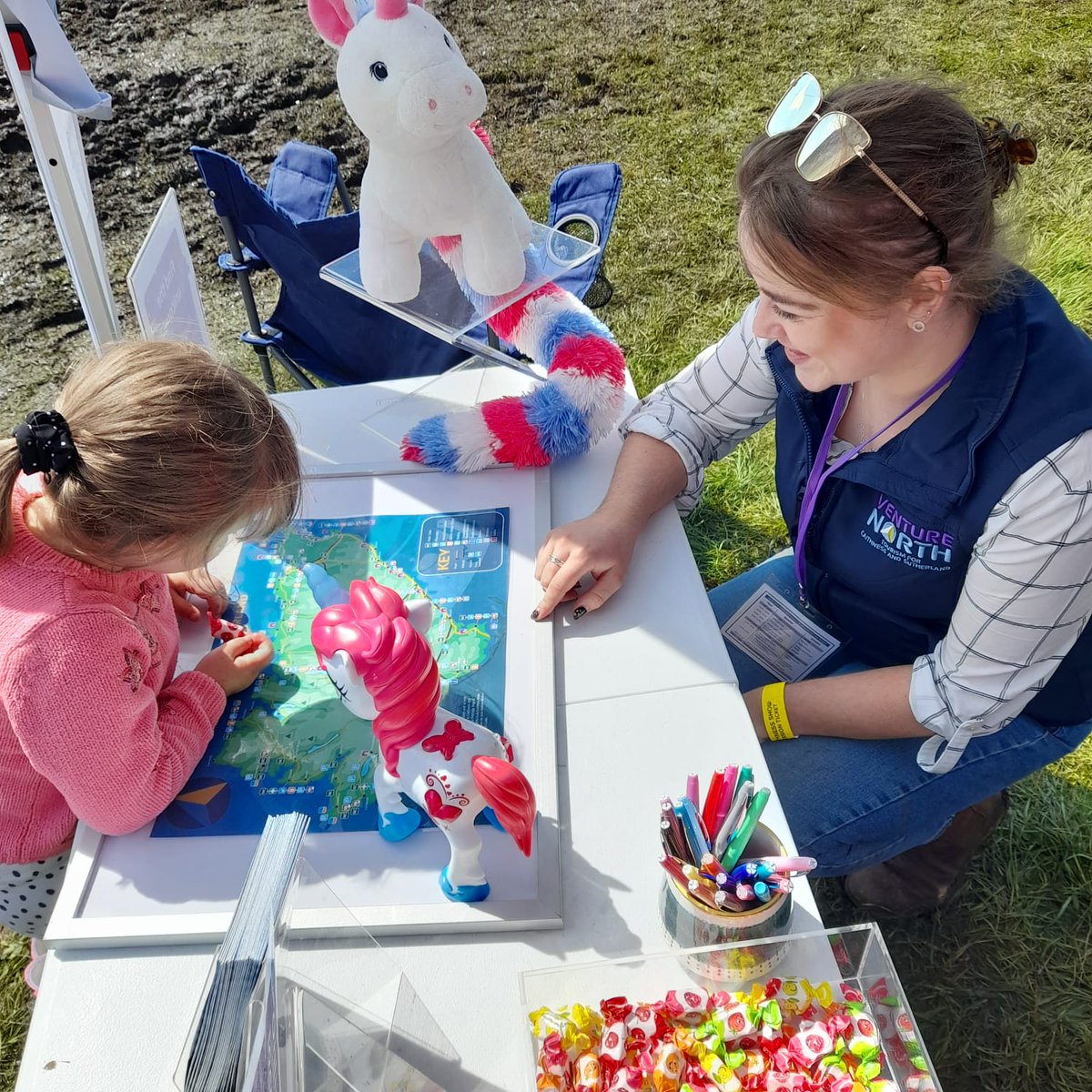 Fab to see so many folk, Venture North members and other businesses at @caithnessshow! A big thank you goes to @ThrumsterGF @ThursoCDT @thecastleofmey for equipment loans, @beatricewind for marketing materials and @hwwltd for supplying our new branded jackets!