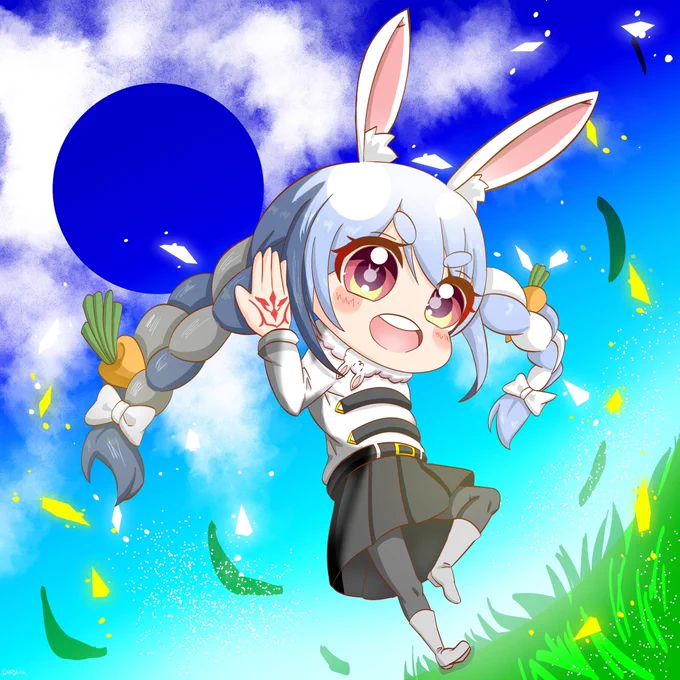 ぺこちゃんFGOのアンバサダーおめでとうございます!! #ぺこーら24 #ぺこーら24応援イラスト