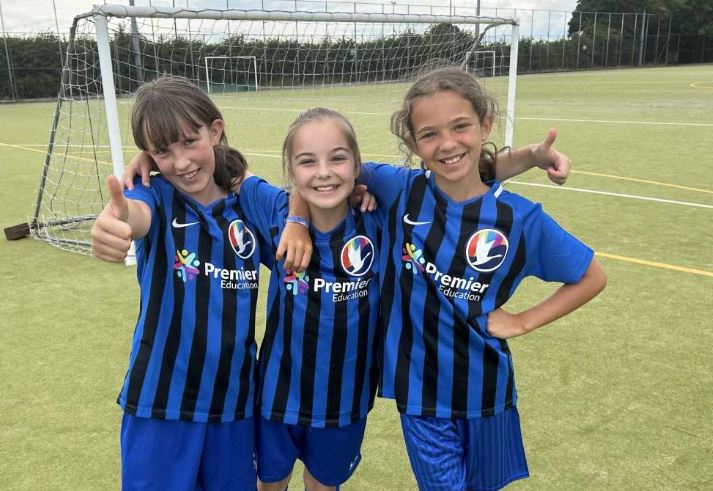 PEWyndham's tweet photo. Our Wyndham Wildcats football team debuted their new kit last week at the Women's World Cup festival!
Thanks to @MissDyche for running our girls team all year!

We are inspired ready to cheer on the @Lionesses this summer ⚽

#girlsfootballinschools 

@wyndham_academy @satrust_ https://t.co/56ilXqpyuA