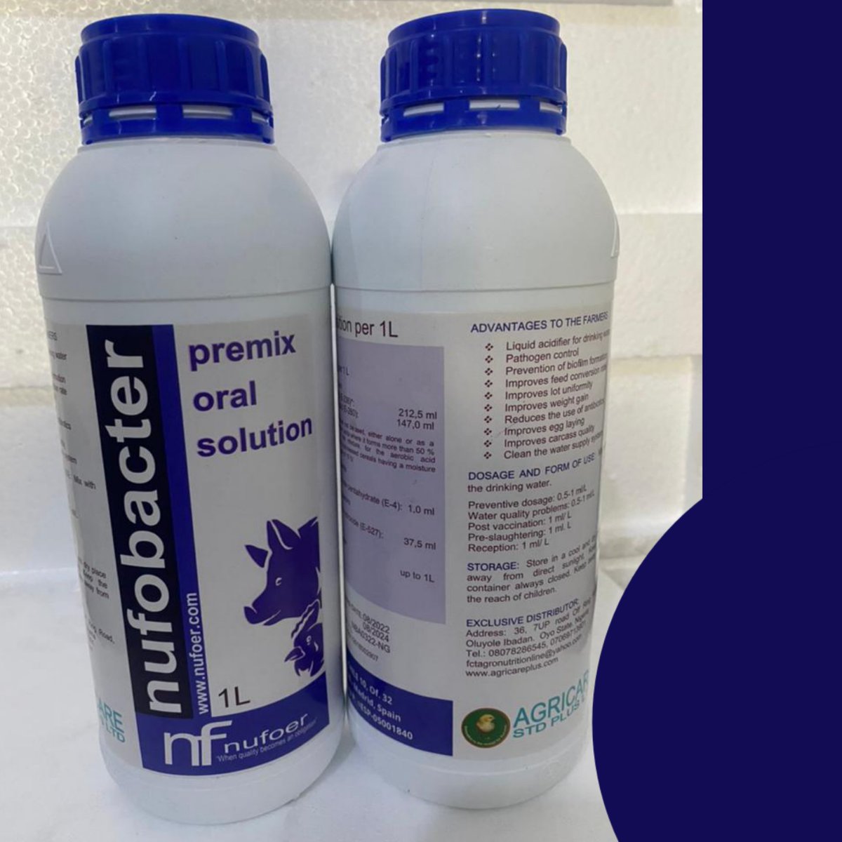 AgricareStdPlus's tweet photo. Maintaining optimal gut health in poultry with the use of NUFOBACTER is essential for their overall health, performance, disease resistance, and profitability in commercial production systems.  NUFOBACTER  contribute to promoting and maintaining a healthy gut in livestock. https://t.co/1BltHxvaSZ