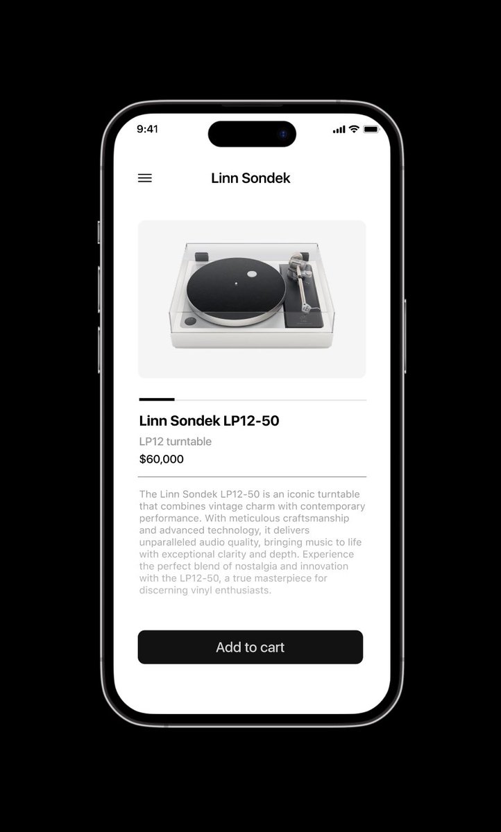 Dogo_Ghost's tweet photo. the Linn Sondek LP12 -50 - A timeless turntable masterpiece, reimagined for the modern audiophile 

#loveform #minimalism #ui #desgin #uiuxdesign https://t.co/Hjf5P7gPOF