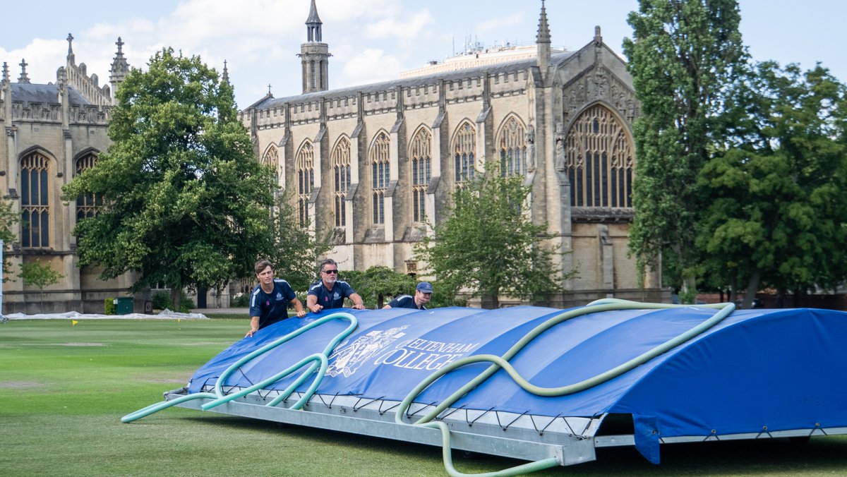 Lawn preparations are underway for the 2023 Cheltenham Cricket Festival 🏏 The festival commences on Thursday 10 July and runs through to 4 August. Find out more about upcoming fixtures and tickets via the link below. gloscricket.co.uk/cheltenham-fes…