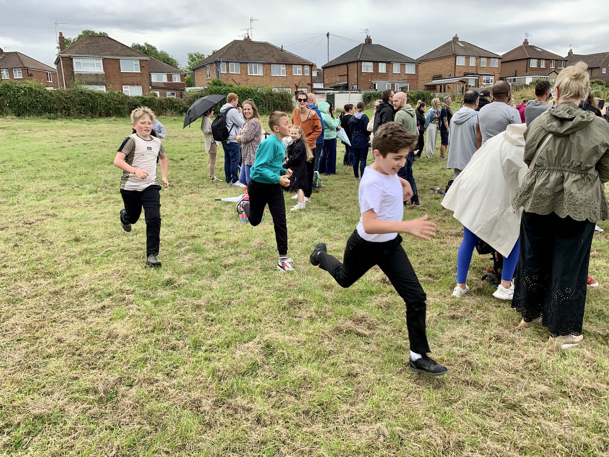 What a fantastic morning of races - looking forward to the team games this afternoon! Huge thank you to <a href="/HarrogateHigh/">HarrogateHighSchool</a> students for supporting the day and helping the children!