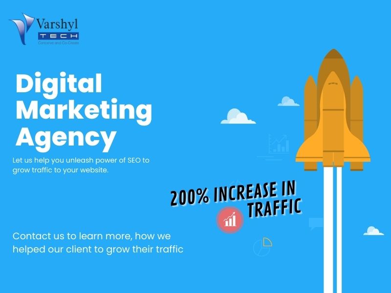 varshyltech's tweet photo. Our digital agency helped our client achieve a staggering 200% increase in website traffic. 📈🎯 Let us optimize your online presence, dominate search rankings, and drive targeted traffic to your business with our proven #SEO strategies! 💪💻 #SEOsuccess #VarshylTech https://t.co/7g6cW314xD