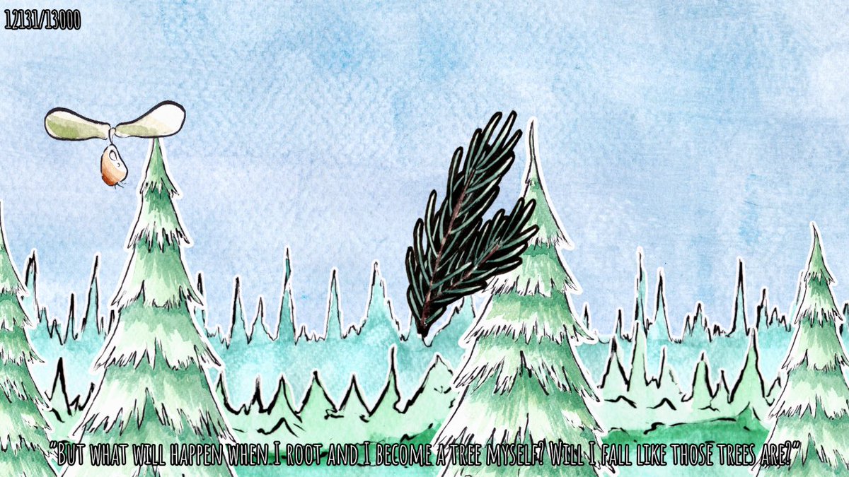 itchio's tweet photo. The roots of all our problems: A fun narrative platformer, where the player controls a helicopter seed that is searching for a place to grow roots 

https://t.co/fqK9fZ4L1u https://t.co/FyqcJrk38r