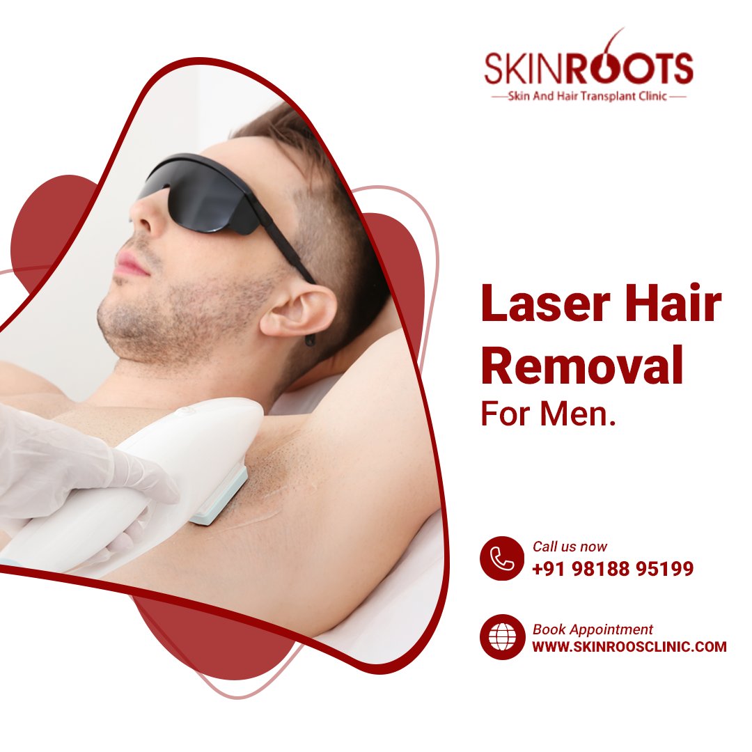 Men say goodbye to shaving and waxing🪒

 Laser hair removal can help you get the smooth, hair-free skin you've always wanted🪶

📞Call us at +91-87003-53466
.
.
#Skinroots #HairFreeCareFree #LaserHairRemoval #Skin #MensGrooming