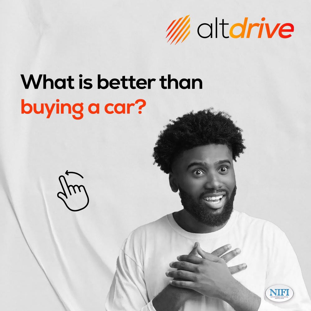 altdriveng's tweet photo. The only thing better than buying your dream ride is buying it on the amazing terms you only find on Altdrive!
Send us a DM now to get you started.
#AltDrive #CarBuyingMadeEasy #FlexiblePayments https://t.co/EZKyNqRC1m