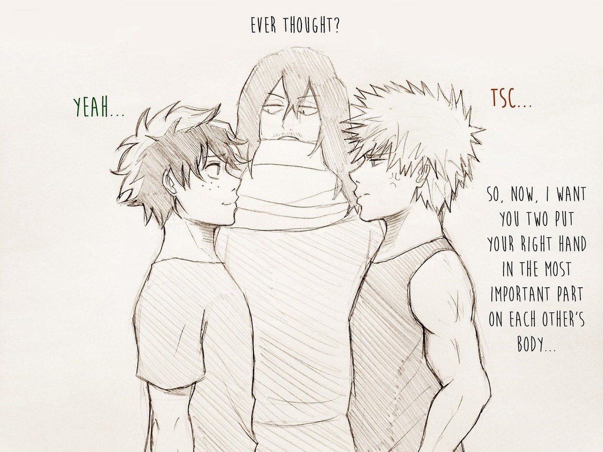 Aizawa's method of discipline (PART 1) #bkdk #oldfanart