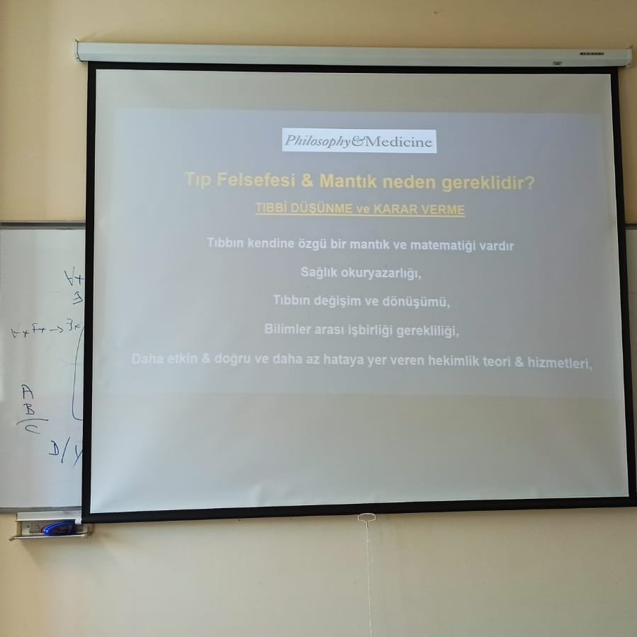 MantikDernegi's tweet photo. Mantık Yaz Okulu'nun "Tıpta Mantık ve Uygulamaları" başlıklı ikinci dersi @uskudaruni Beyin ve Sinir Cerrahisi Anabilim Dalı Başkanı Prof. Dr. Mustafa Bozbuğa tarafından verilmektedir. https://t.co/d1VfdiVqd8