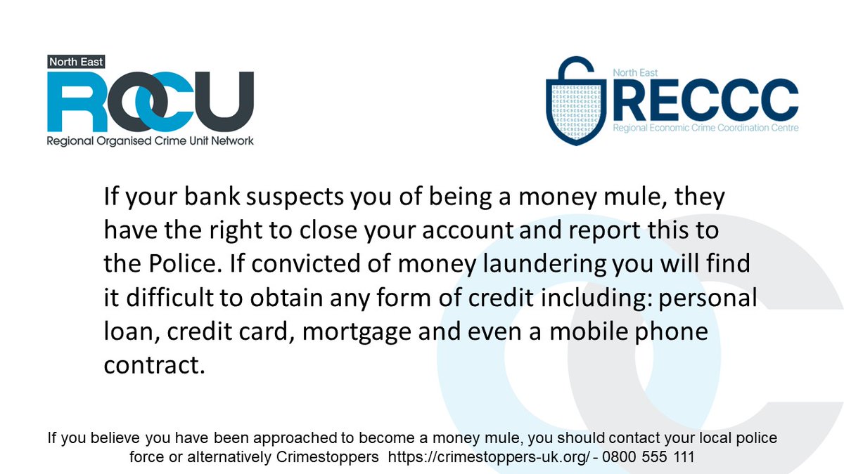 nereccu's tweet photo. #MoneyMuleMonday #MoneyLaundering #Nerocu #Northumbria #Durham #Cleveland #Protect #NorthEastEducation #NorthEastCommunities https://t.co/uChyl1WoUh