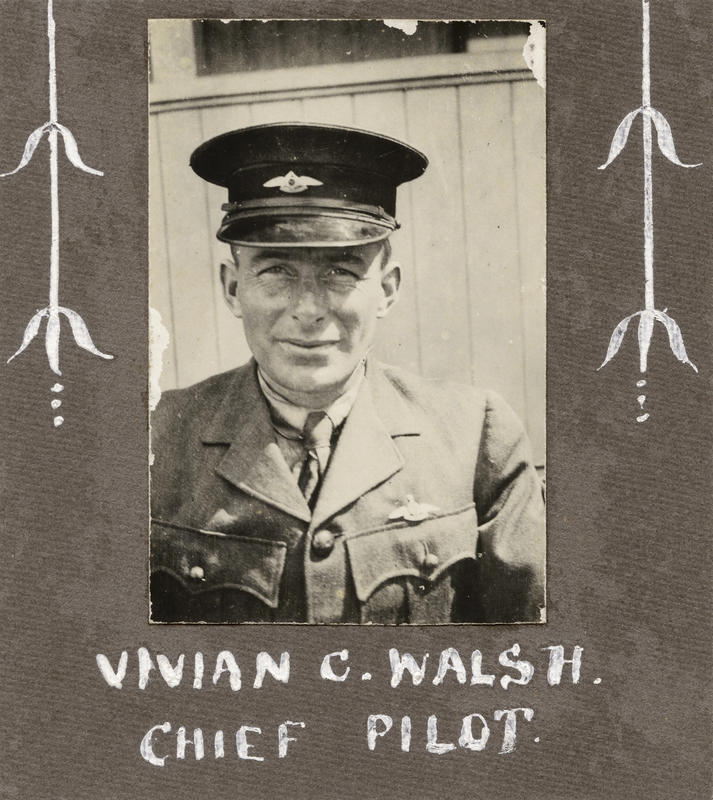 MOTATbot's tweet photo. Photograph of Vivian C. Walsh Chief Pilot, Unidentified, Circa 1918 https://t.co/WU1zOHhJsg https://t.co/z7JIdSZGXg