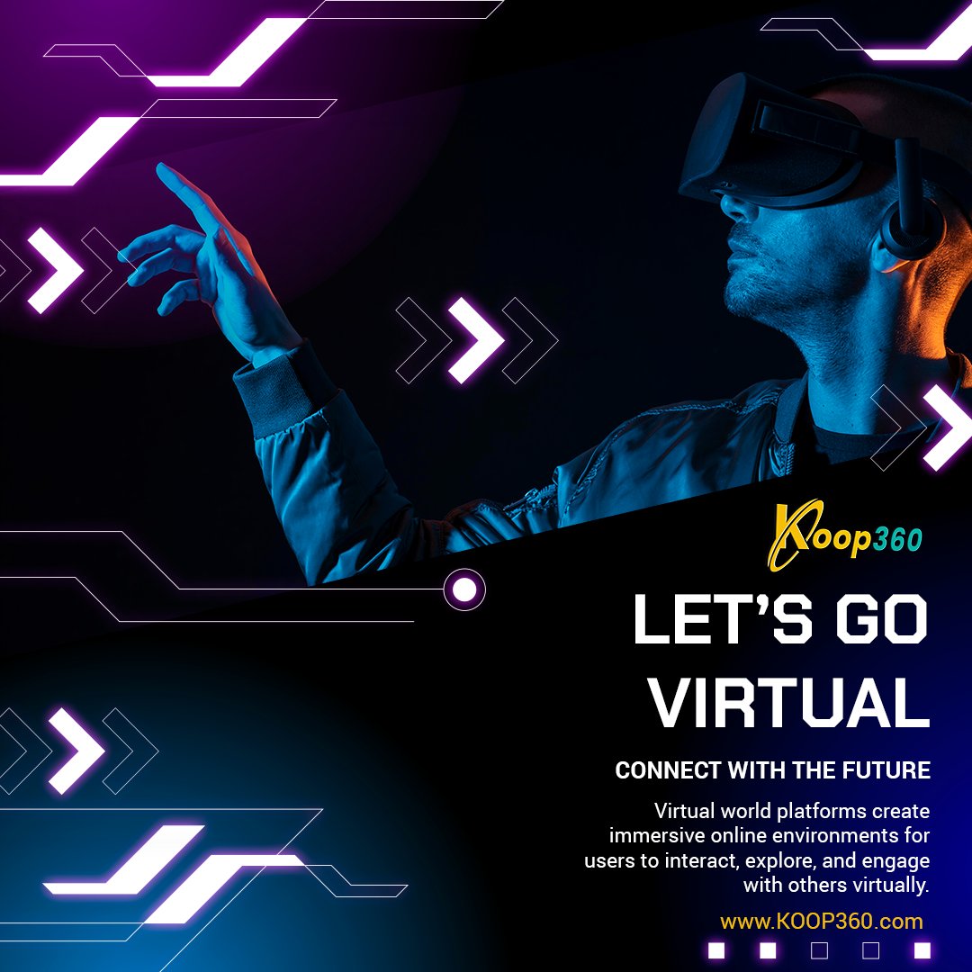 𝐋𝐞𝐭'𝐬 𝐆𝐎 𝐕𝐢𝐫𝐭𝐮𝐚𝐥 𝐖𝐢𝐭𝐡 𝐔𝐒..

𝐉𝐎𝐈𝐍: koop360.com

#AI #artificialintelligence #AITechnology #Metaverse #virtualreality #VR #play2earn #P2E #web3 #NFT #futuretechnology #Koopers #KoopAIBots #KOOPVERSE #KoopMetaverseBots #koop360