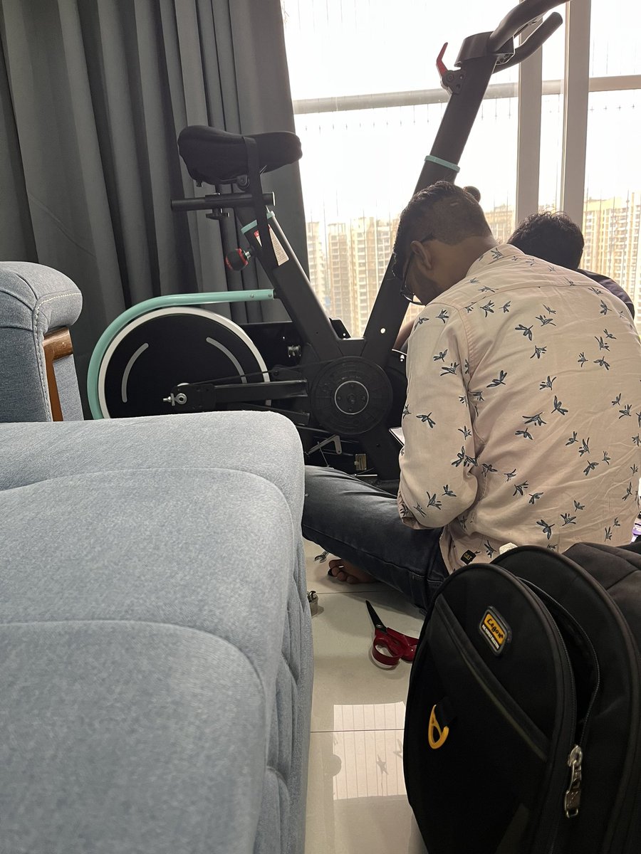 oorjant's tweet photo. @cultfitOfficial pathetic product . Fitkit home cycle. One week and the product turns out to be defective . The service guys are saying that the parts need replacement 
Phew such a huge disappointment https://t.co/s5PTV8ipZm