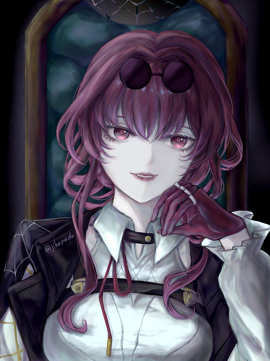 jihapado's tweet photo. 🫐🍇
#Kafka #HonkaiStarRail #fanart #digitalart https://t.co/UscVwqibYf