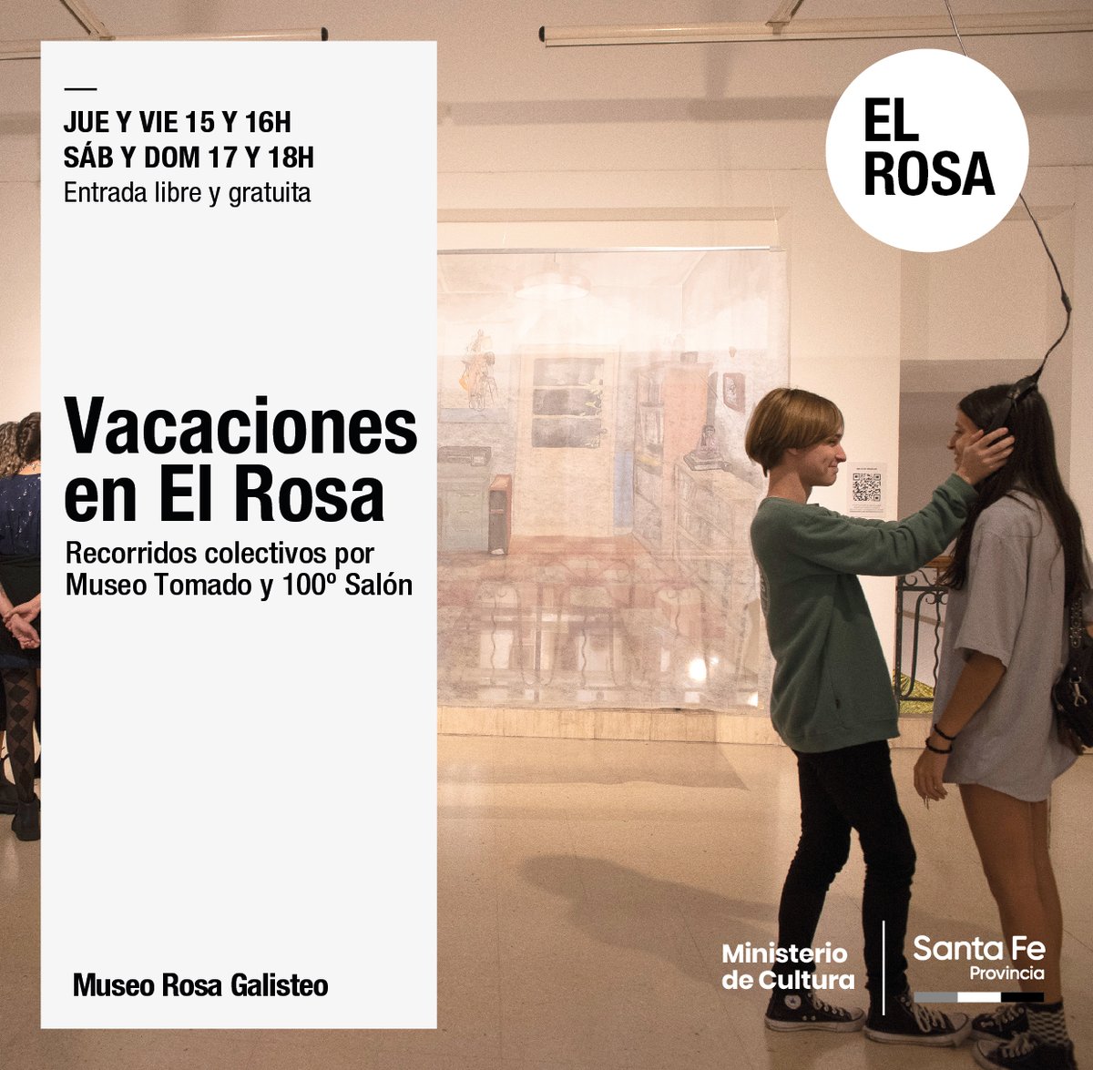 MuseosSantaFe's tweet photo. ✨¡Vacaciones en El Rosa! :: Abierto de jue a dom
 🔁Recorridos colectivos por las muestras en exhibición
🖍️Dibujamos los barrios con niñas y niños. Activación de "Vitrina" de Barrio sin Plaza 
 🎟️Entrada libre y gratuita
Museo Rosa Galisteo | @CulturadSantaFe https://t.co/evEV0oRFhs