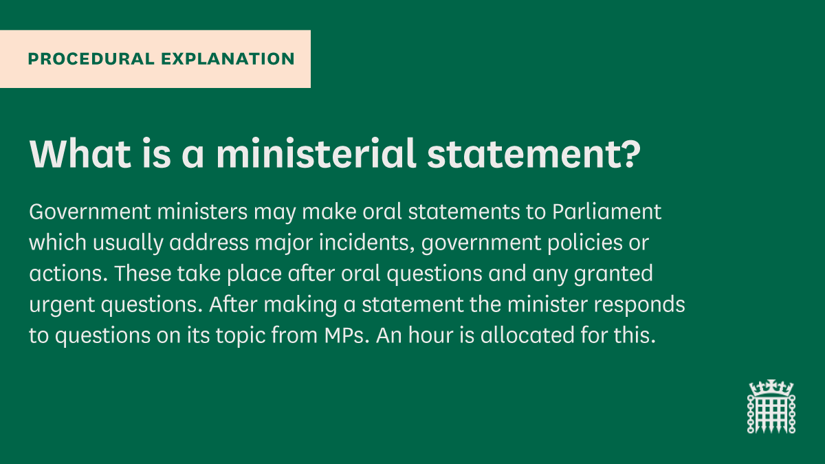 Also confirmed:

• Statement from Secretary of State for Education <a href="/GillianKeegan/">Gillian Keegan</a>: Higher Education Reform