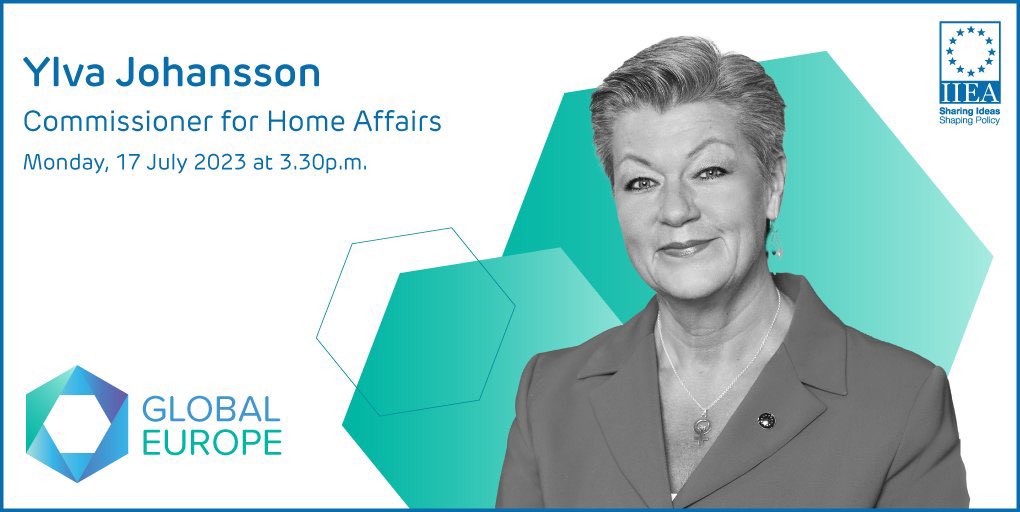 iiea's tweet photo. Today at 3.30pm (Dublin) join us for a webinar with EU🇪🇺 Commissioner for Home Affairs @YlvaJohansson on the #EU #Migration and #AsylumPact
Register: https://t.co/uCKAUCzG4n https://t.co/9ttz1gnpz2