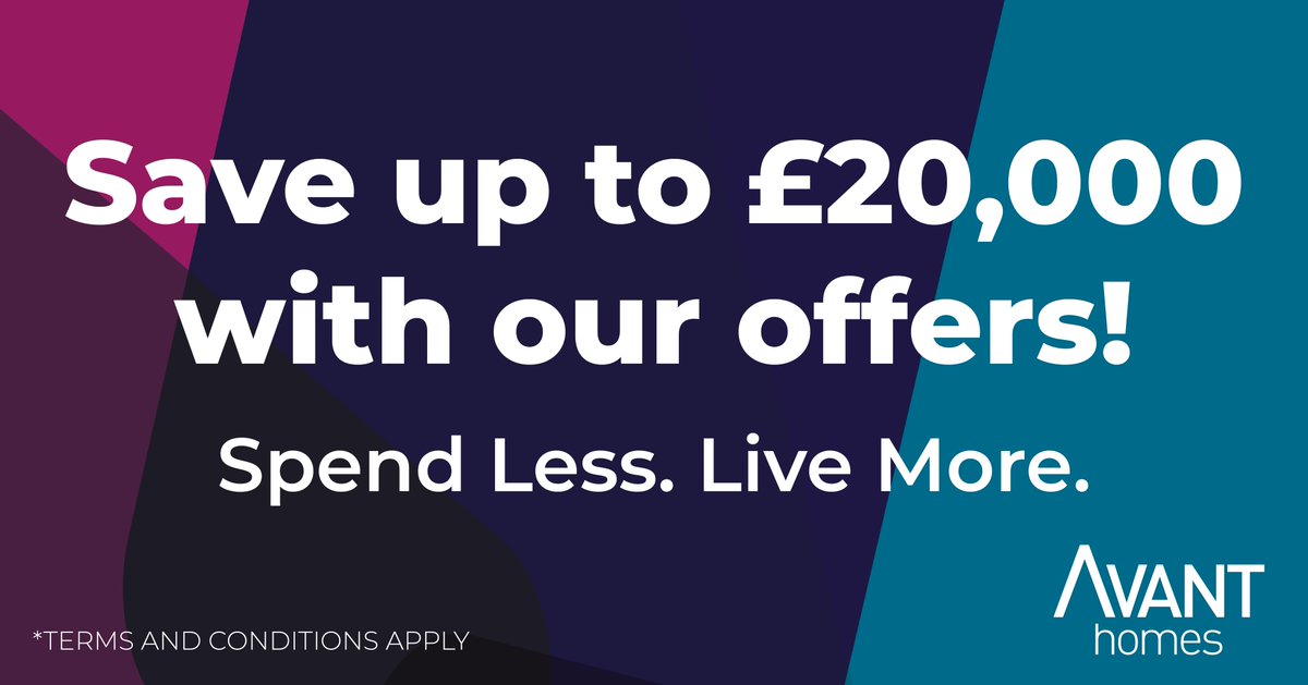 AvantHomes's tweet image. Unlock your dream home without breaking the bank! 🏠💰

Avant Homes is your ticket to big savings worth up to £20k on selected houses.

Don't let these limited-time offers slip away!

Discover all the details - bit.ly/SpendLess_Live…

T&amp;amp;Cs apply. 

#AvantHomes #BigSavings