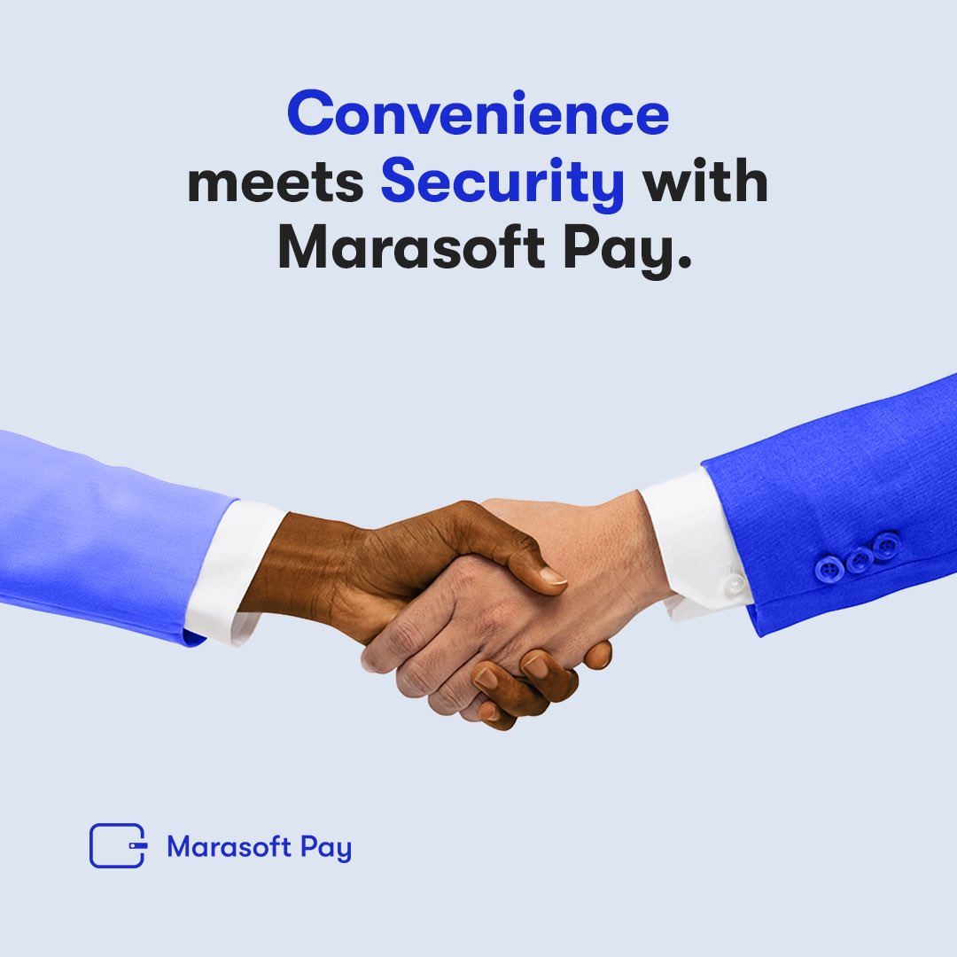 At Marasoft Pay, we believe that convenience and security should go hand in hand
You can enjoy the utmost convenience in managing your transactions while ensuring the highest level of security for sensitive information

#MarasoftPay #ConvenienceMeetsSecurity #SeamlessPayments