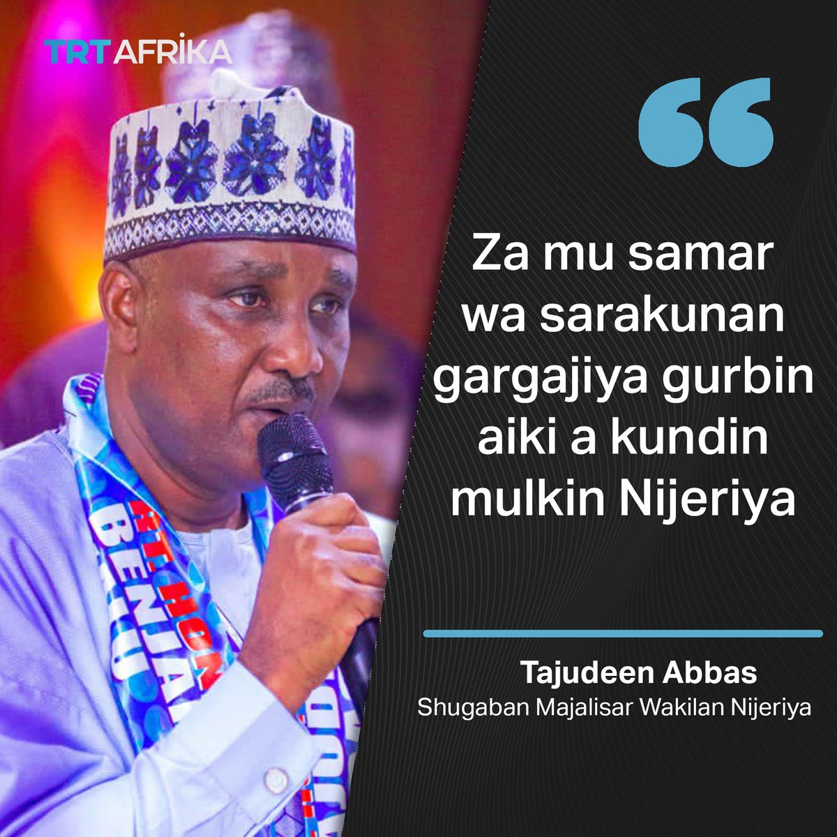 trtafrikaHA's tweet photo. Shugaban Majalisar Wakilan Nijeriya ya ce za su sama wa sarakunan gargajiya gurbin aiki a kundin mulkin Nijeriya.

Ta yaya kuke ganin za su ci gaba da taimaka wa wurin kyautata rayuwar ‘yan kasa? https://t.co/ezOiZ9xHoW