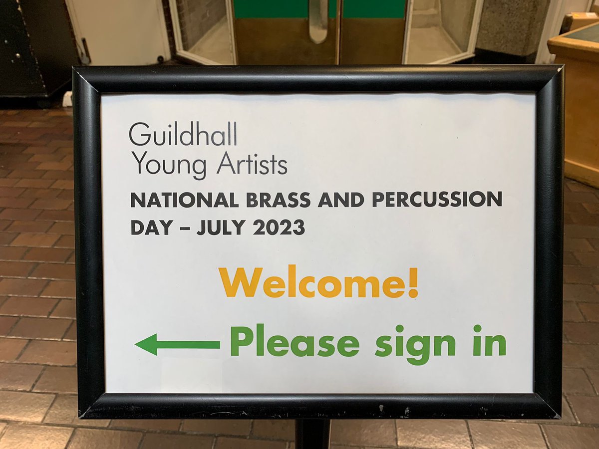 georginajac's tweet photo. Wonderful to represent @YamahaUK at The National brass and percussion day @guildhallschool with @BrassBandsEng and @spencerdown the young musicians played their socks off! So exciting to lead an hour session without any music, learning to play and listen and improvise by ear!! https://t.co/DoR3HvketL