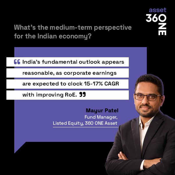 360ONEAsset's tweet photo. Domestic macroeconomic conditions have significantly improved, as the current account deficit has declined sharply, while inflation continues to taper down supported by lower commodity prices. Mayur Patel of 360 ONE Asset offers insights about the Indian economy, the surge in FII inflows and the 360 ONE Asset Flexicap Fund in a recent interview with @moneycontrolcom.

Read the full interview here: https://t.co/ThqDVMmqDu

#360ONEAsset #Indianeconomy #outlook #flexicap #stockmarket