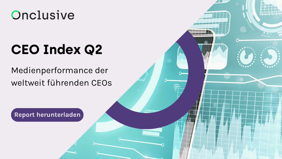 📣 Vielen Dank <a href="/prreport_de/">PR Report</a> ! Ab diese Woche ist unser CEO-Index auch über prreport.de zu finden. 
prreport.de/singlenews/uid… #ceo #mediaintelligence #medienmonitoring