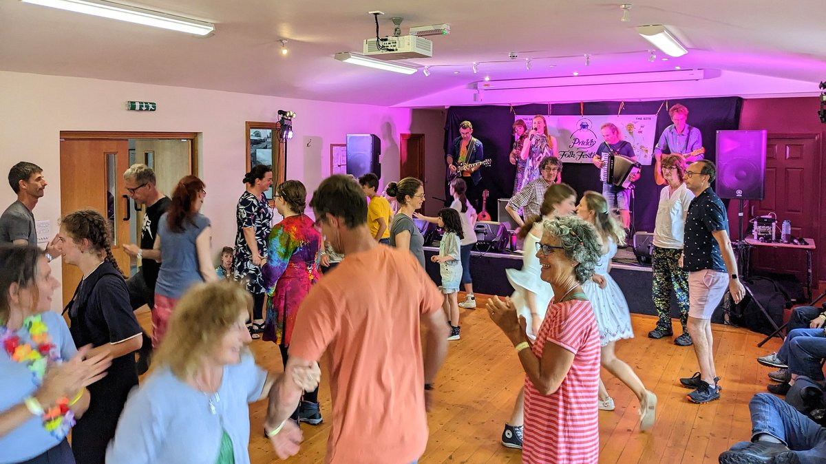 I had such a fun evening calling for The Molecatchers at <a href="/PriddyFolkFest/">Priddy Folk Festival</a> last week! What a great crowd.