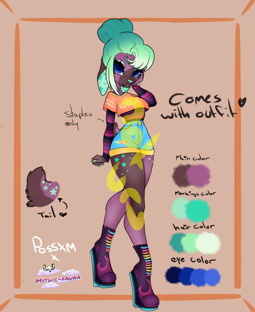 Mythic_fauna's tweet photo. Adopt Frankenstein theme! 

Don't know what to price Dx 

Paypal &amp; ko-fi only ♡
Will be transferred over through toyhouse

Base by: possxm
Edit by: Mythic-fauna aka me https://t.co/E3DVU16991