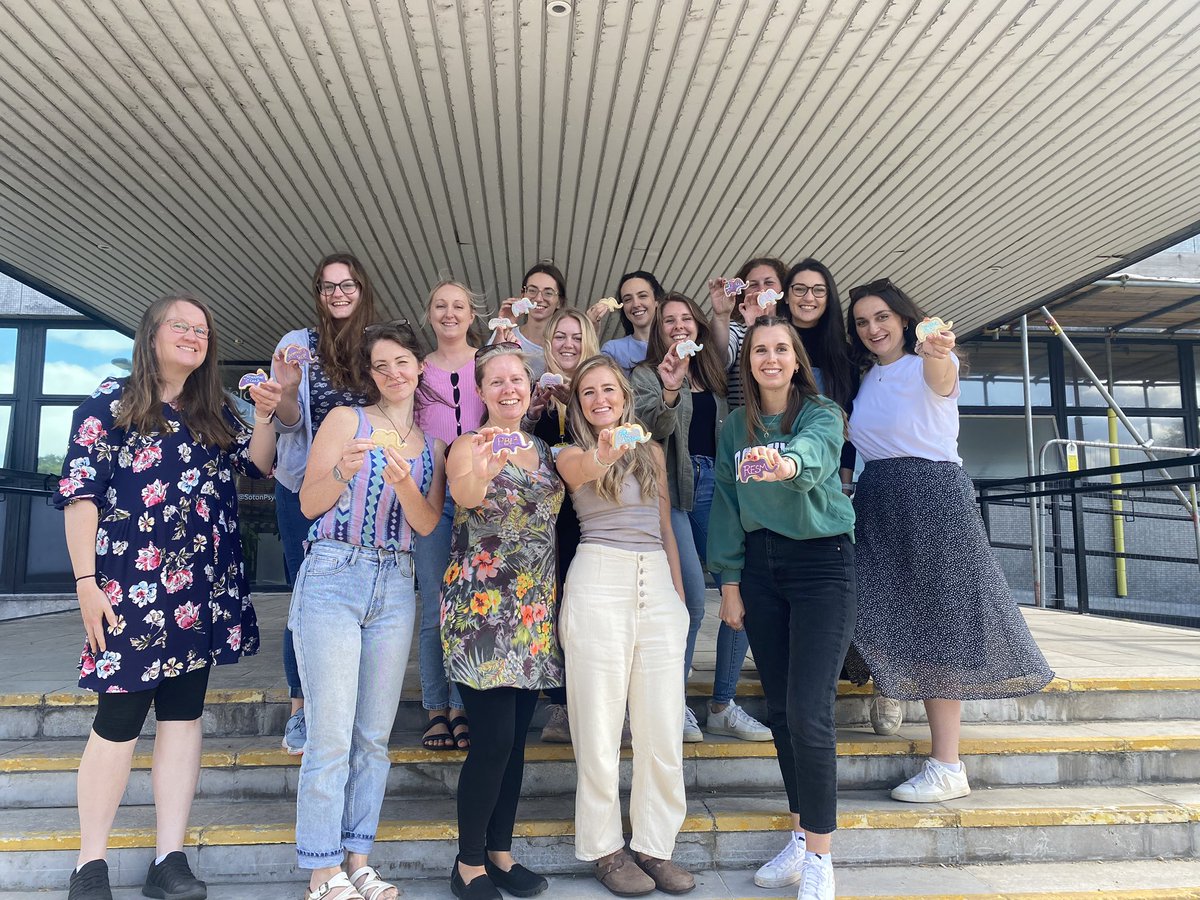 How do you eat an elephant? Well, if you’re a Year One trainee at <a href="/SUEdPsy/">@SUEdPsy</a>, the answer is “bite by bite”. (And we missed the two who couldn’t join us.) Congratulations on a brilliant year, and here’s to an equally brilliant Year Two…