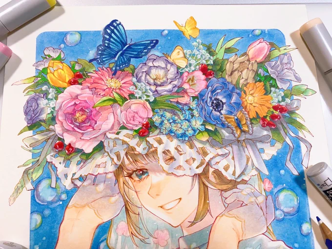 花冠 #コピック