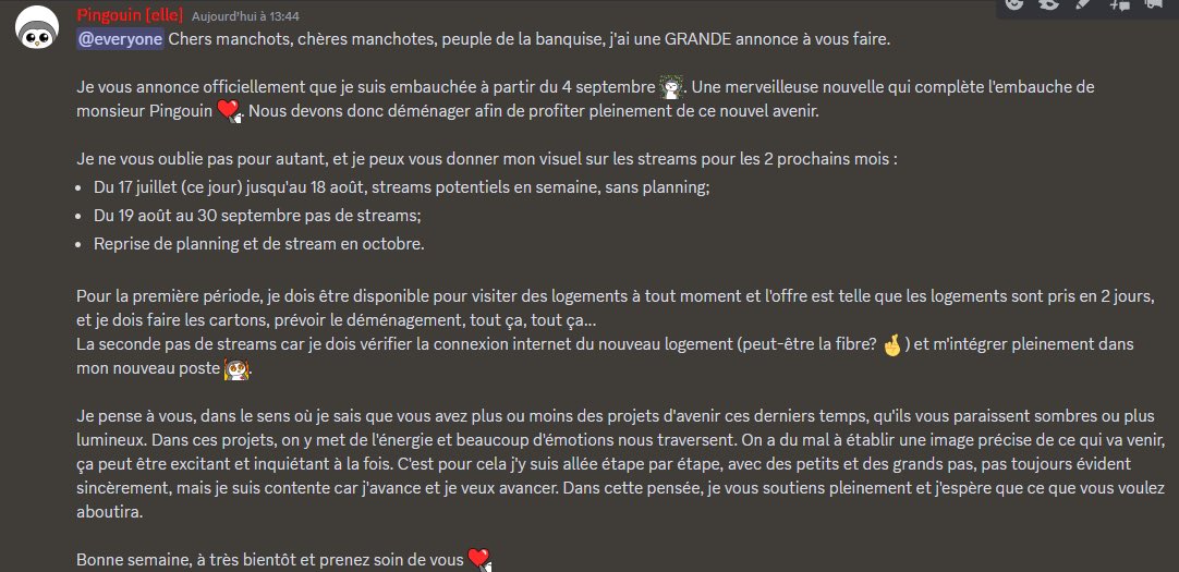 Je suis embauchée et je déménage! 🥳♥️🐧💥