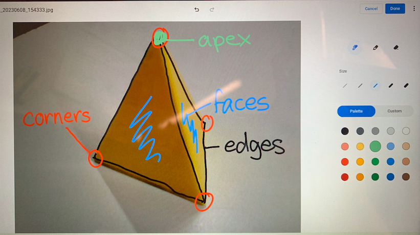 MissCStevens's tweet photo. Year Two loved using the camera and stylus on their Chromebooks to identify and label the features of 3D objects! #acuedu_p https://t.co/K0GlT3pYLB