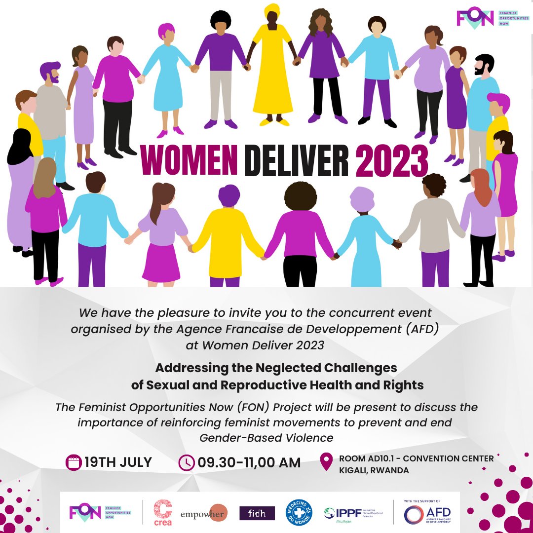 IPPFAR on Twitter: "Women Deliver 2023 opens today and the #FONproject