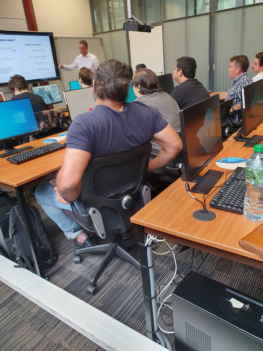 Domitille Messaoudi (@domitillemesspe) on Twitter photo Ce matin c'était le lancement de la 2eme partie de la formation développeur .net chez <a href="/GlobalKnowledge/">Global Knowledge, a Skillsoft company</a> à Euratechnologie dans le cadre du dispositif Invest in Digital People. 12 demandeurs d'emplois vont être formé avec un emploi à la clé 🔑
<a href="/myriam__PE/">Myriam.PRO-</a> <a href="/peixoto_pro/">Karine PEIXOTO</a> <a href="/TolyV_Pro/">Toly Pro</a> Ce matin c'était le lancement de la 2eme partie de la formation développeur .net chez <a href="/GlobalKnowledge/">Global Knowledge, a Skillsoft company</a> à Euratechnologie dans le cadre du dispositif Invest in Digital People. 12 demandeurs d'emplois vont être formé avec un emploi à la clé 🔑
<a href="/myriam__PE/">Myriam.PRO-</a> <a href="/peixoto_pro/">Karine PEIXOTO</a> <a href="/TolyV_Pro/">Toly Pro</a>