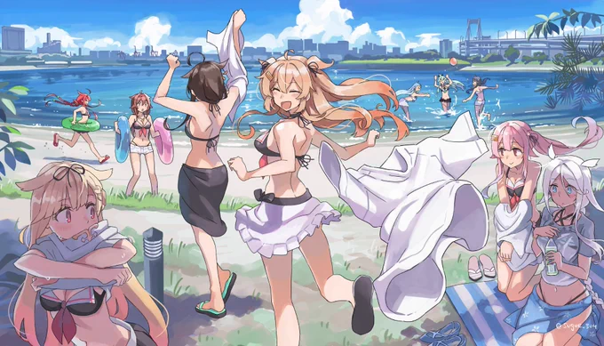 #海の日 白露型海浜公園