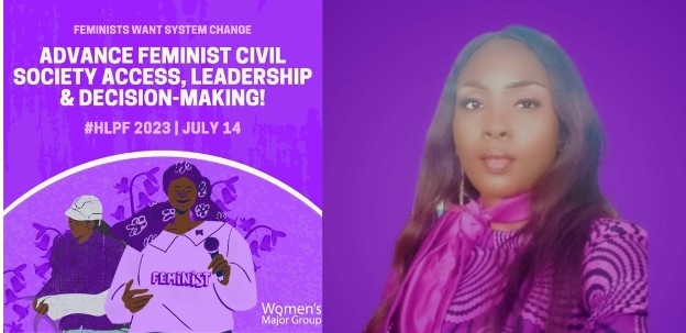 ChiChi Nkire (@nkirechichi) on Twitter photo During HLPF2023 Day 4,
14 July <a href="/Women_Rio20/">Women's Major Group</a> group in Purple advocating for:
An independent&fully funded #civilsociety is a prerequisite for the development of #policies that will enable us live our lives in dignity&equality.
#FeministsWantSystemChange
<a href="/mepb_lag/">Ministry of Economic Planning and Budget (Lagos)</a>
<a href="/ossap_sdgs/">OSSAP-SDGs</a> During HLPF2023 Day 4,
14 July <a href="/Women_Rio20/">Women's Major Group</a> group in Purple advocating for:
An independent&fully funded #civilsociety is a prerequisite for the development of #policies that will enable us live our lives in dignity&equality.
#FeministsWantSystemChange
<a href="/mepb_lag/">Ministry of Economic Planning and Budget (Lagos)</a>
<a href="/ossap_sdgs/">OSSAP-SDGs</a>