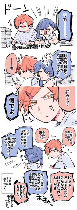 #彰杏版ワンドロワンライ
お題:課題 