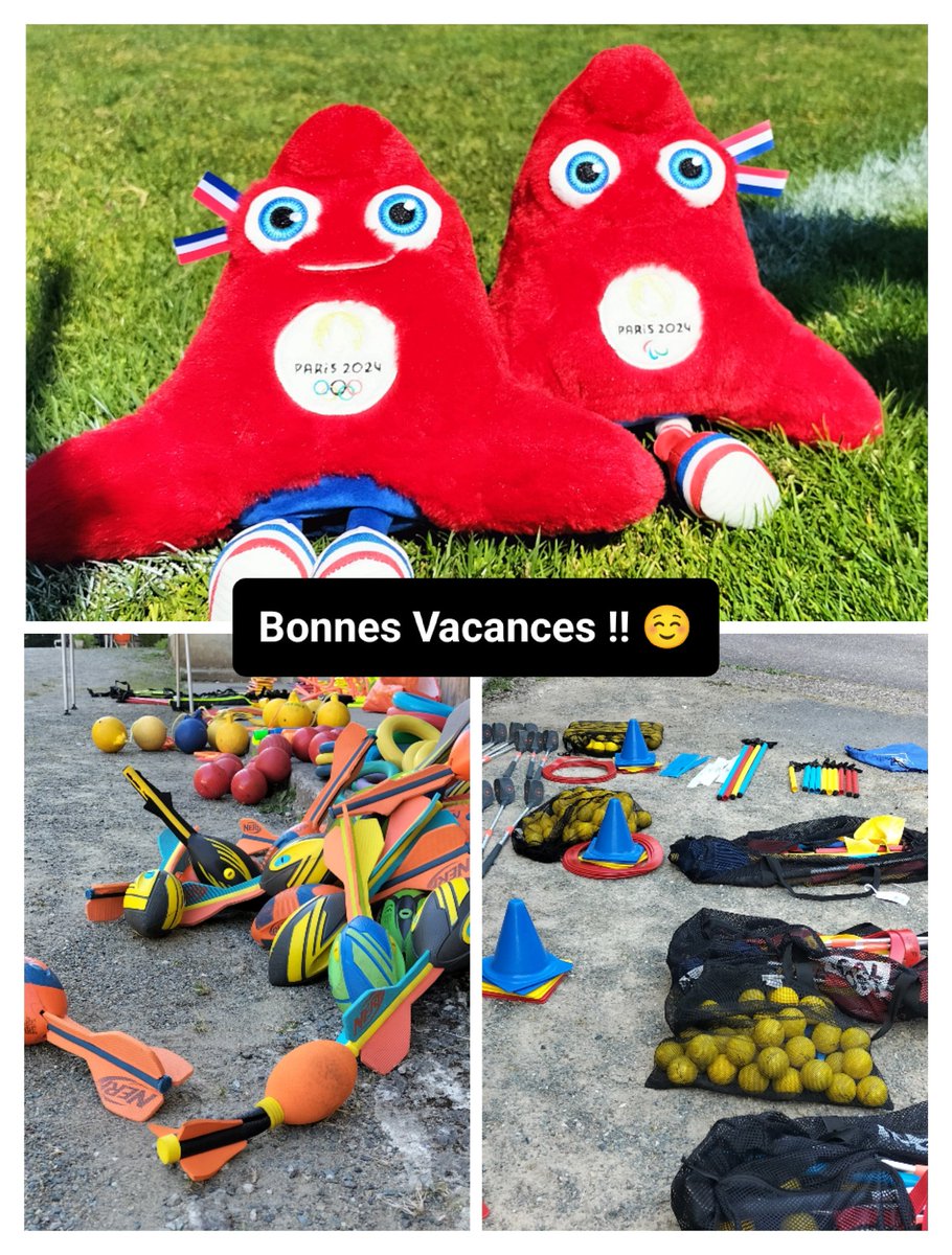 Après une année riche en rencontres sportives avec vous (MERCI !) et une dernière semaine de rangement et d'inventaire place aux vacances pour la Team USEP !! 
On sera de retour fin août pour débuter cette nouvelle rentrée sous le signe des JOP 2024! Bonnes vacances ! 😊🏖️⛰️☀️