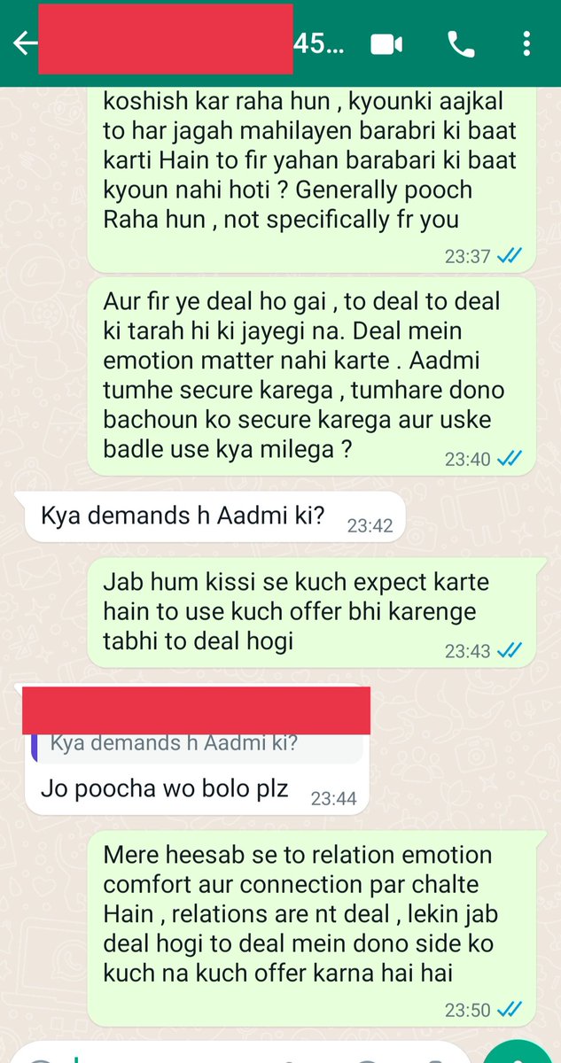 A very interesting and meaningful conversation . But the deal got cancelled .

#womenempowerment  #SeemaHaidar