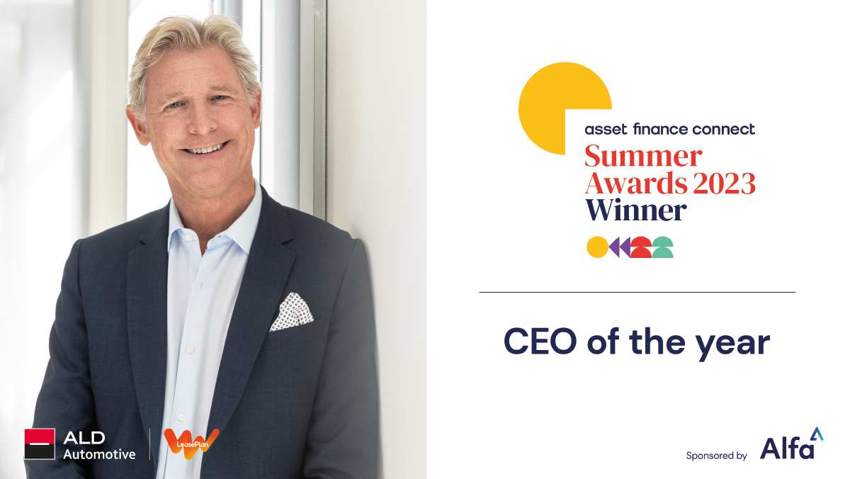 🏆 Congratulations to Tim Albertsen, CEO of ALD Automotive | LeasePlan, named Fleet Operator CEO of the Year 2023 by Asset Finance for his remarkable contribution to the automotive industry! As the global sustainable mobility player, together we're shaping a new era in mobility!