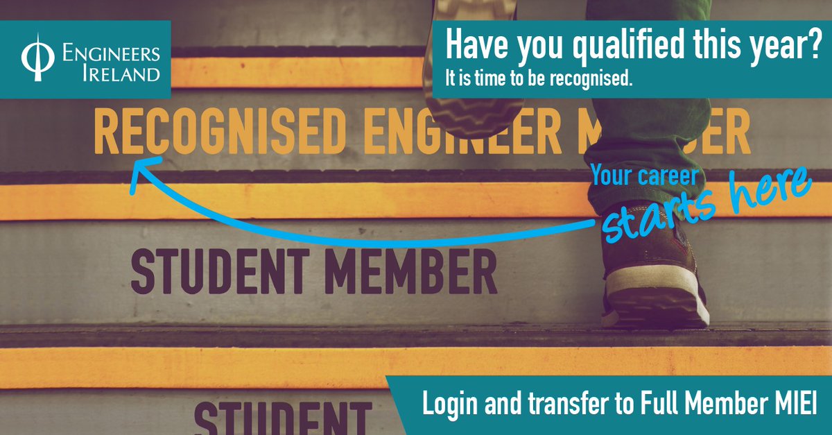 EngineerIreland's tweet image. Are you a student member and have just finished your final exams?  Make sure to check your email about upcoming Awards, CPD offers and how to transfer to Graduate Membership for free! For more information: engineersireland.ie/Students/Stude… #graduateengineer #studentawards